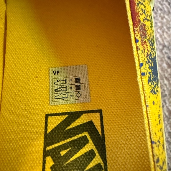 Vans Size 8.5 Men / 10 Women Classic Slip on Mule ‘Overspray - Freesia” Like New - Picture 7 of 13